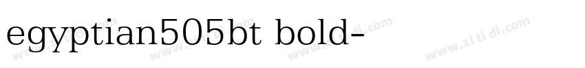 egyptian505bt bold字体转换 egyptian505bt bold字体转换
